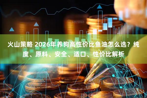 火山策略 2026年养狗高性价比鱼油怎么选？纯度、原料、安全、适口、性价比解析
